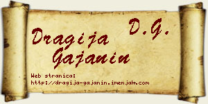 Dragija Gajanin vizit kartica